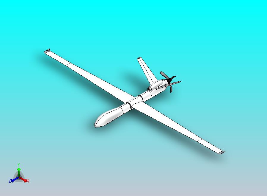 原子MQ-9收割机无人机