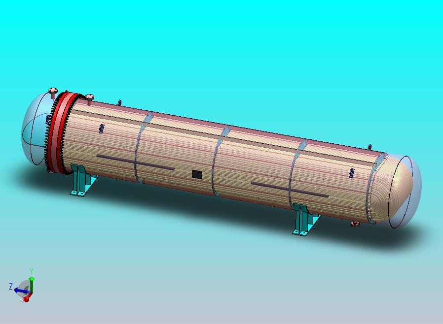 U型管式换热器模型