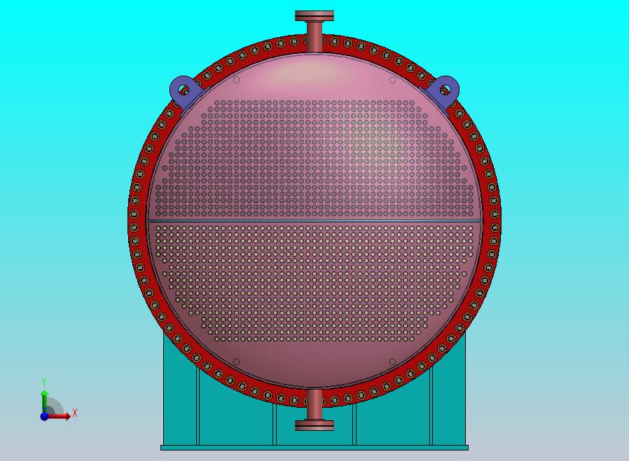 U型管式换热器模型
