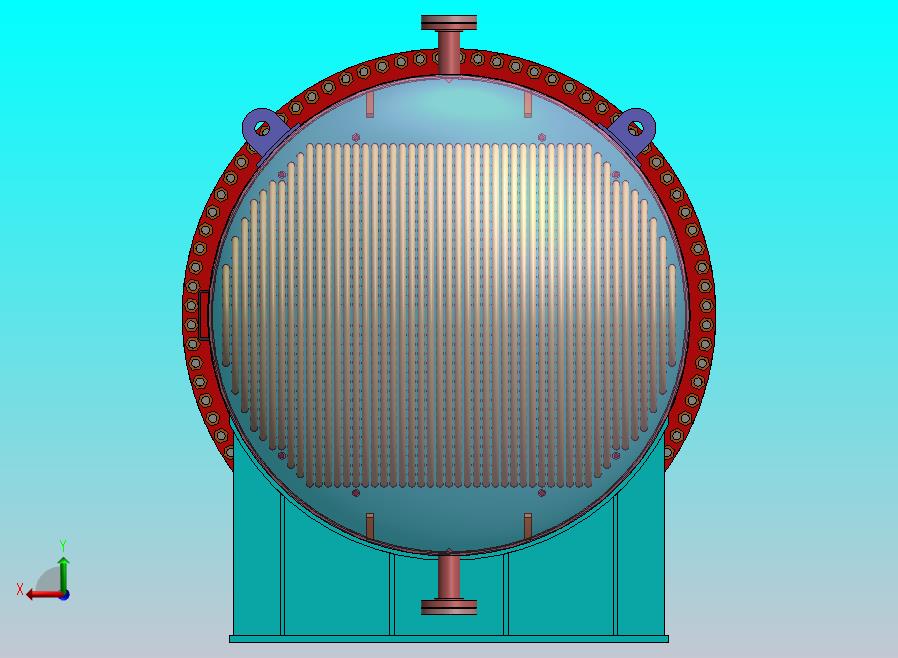 U型管式换热器模型