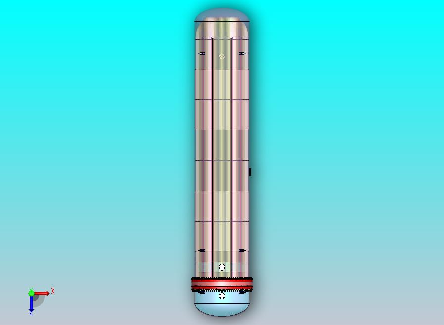 U型管式换热器模型