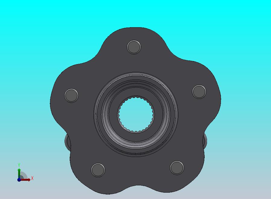 后轮毂 Nissan Skyline 32-3