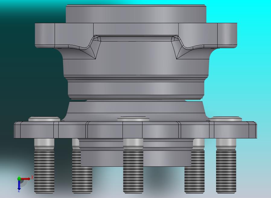 后轮毂 Nissan Skyline 32-3