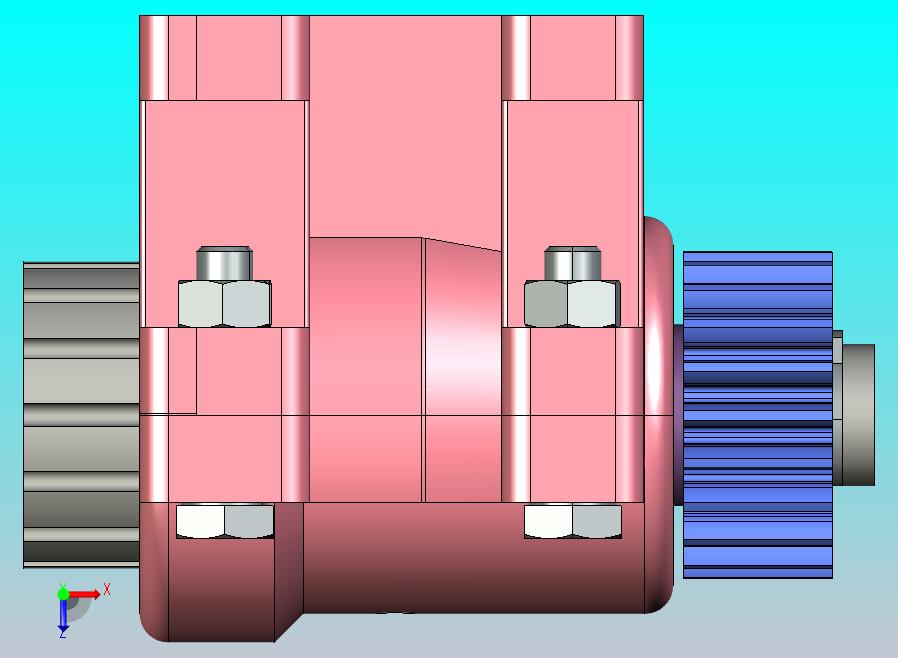 齿轮箱 120x150x110mm