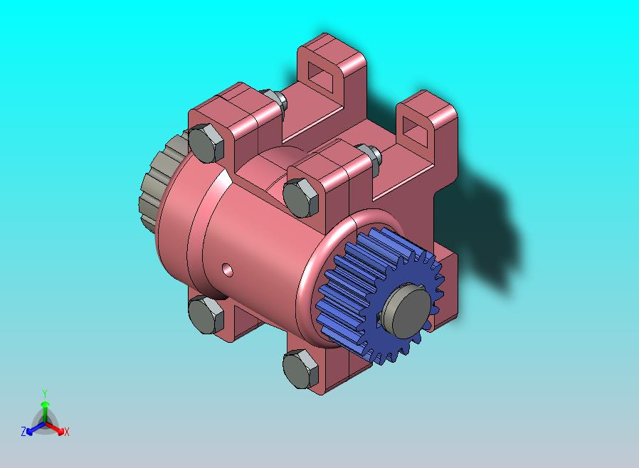 齿轮箱 120x150x110mm