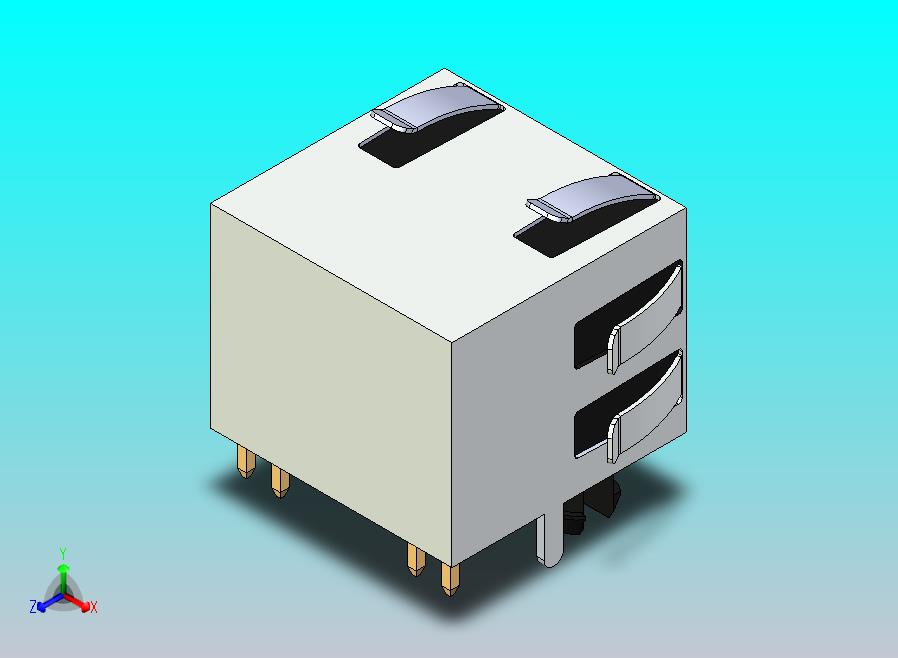 网线接头RJ45 L-KLS12-108-8P8C-1x1-2-Y_G-0-0