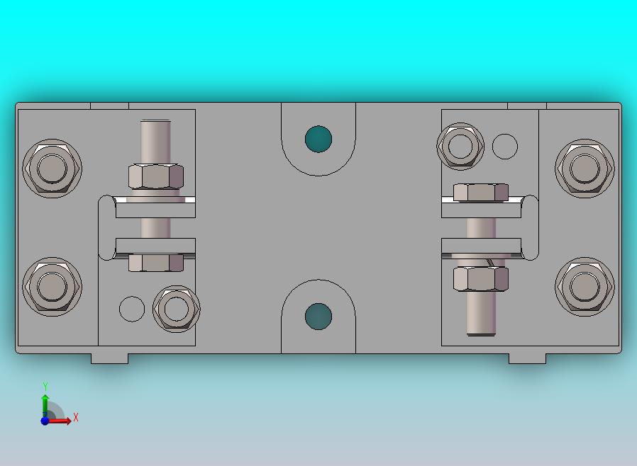 方管母线勾叉型熔断器底座