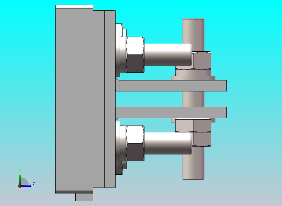 方管母线勾叉型熔断器底座