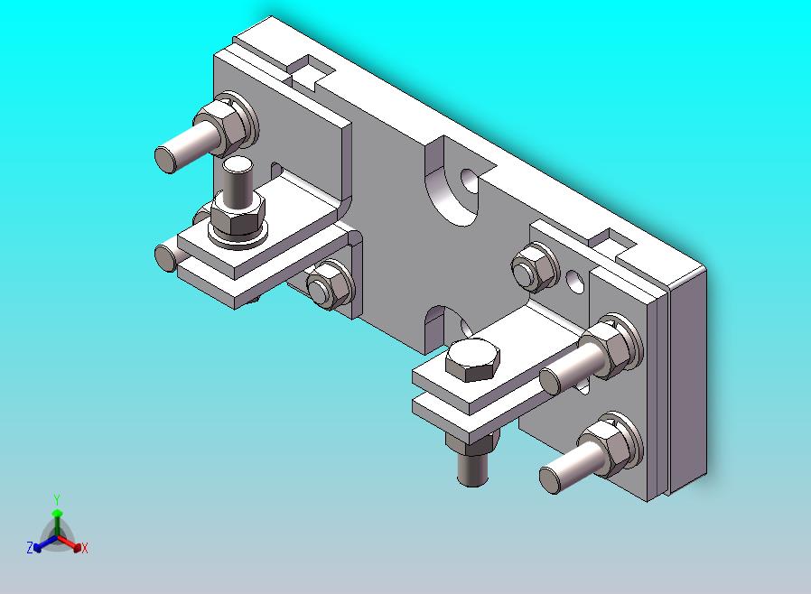 方管母线勾叉型熔断器底座