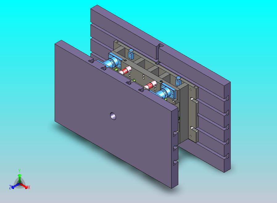 空调固定件冲压模具采用级进复合结构，集冲孔、切边、折弯、成型于一体