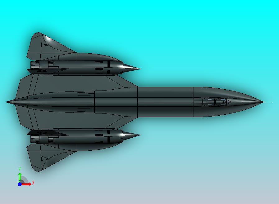 SR-71 黑鸟战略侦察机