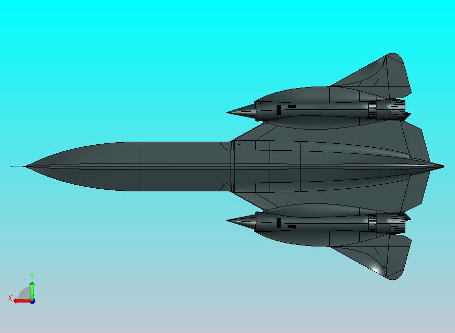 SR-71 黑鸟战略侦察机