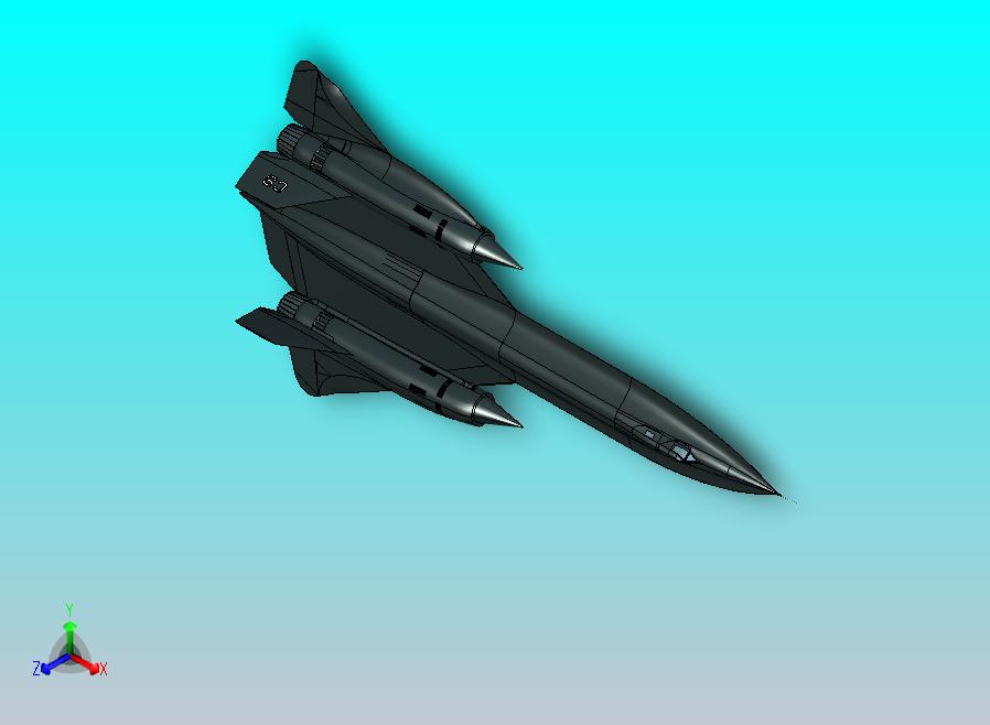 SR-71 黑鸟战略侦察机