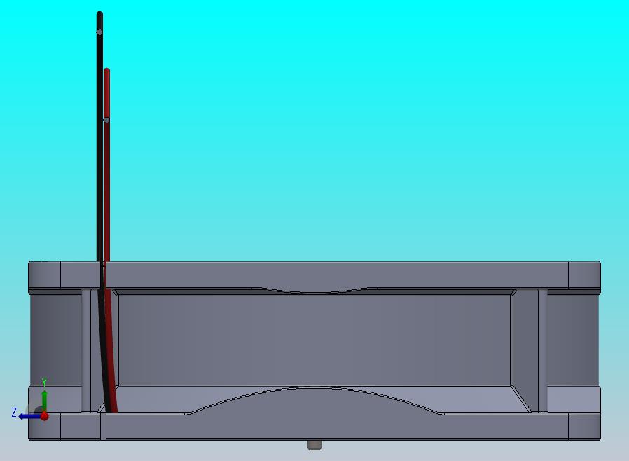 带流量分析的 75 mm PC 风扇