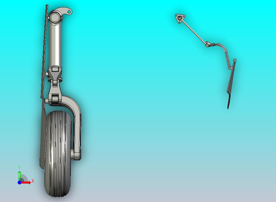 飞机起落架 Yak 3