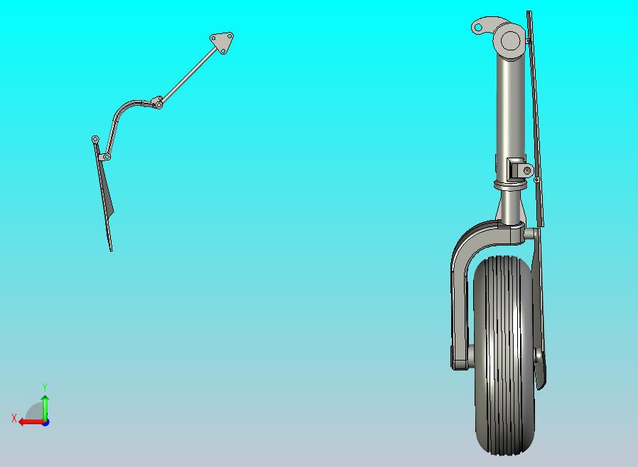 飞机起落架 Yak 3