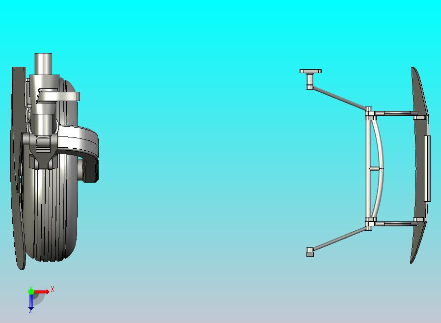 飞机起落架 Yak 3