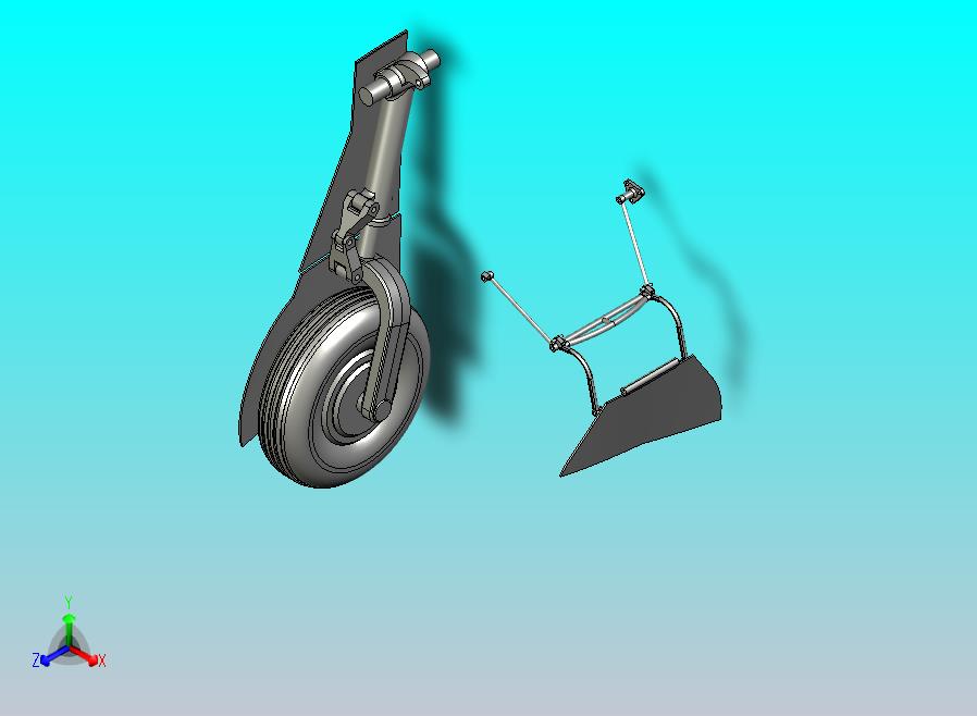 飞机起落架 Yak 3