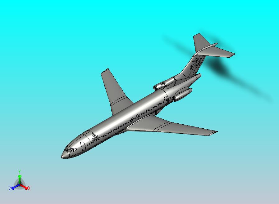 波音727荷航客机
