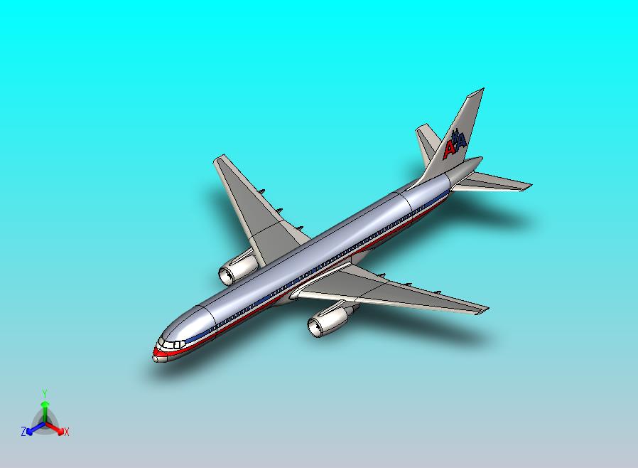 波音757中程航线客机