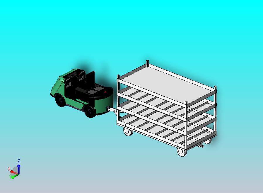 工件物料小拖车
