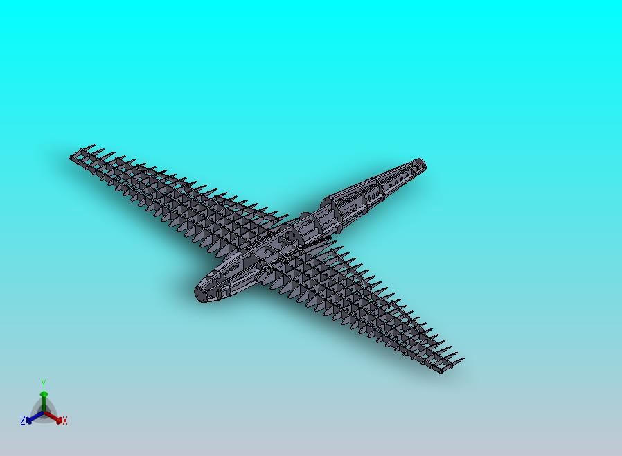 固定翼无人机结构机身