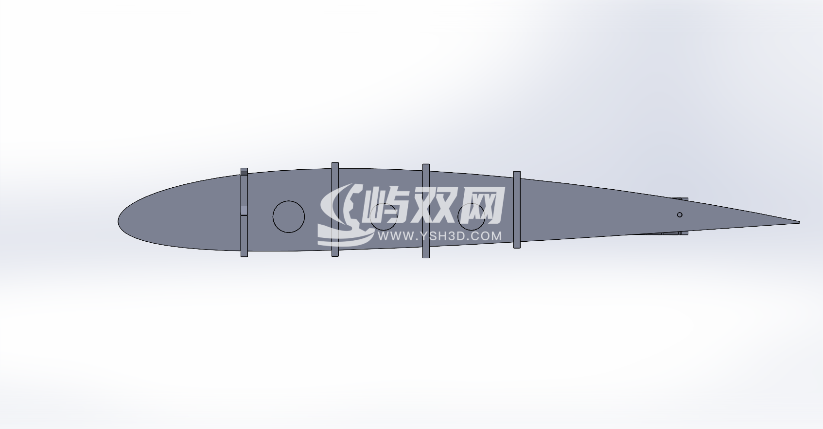 固定翼无人机结构机身