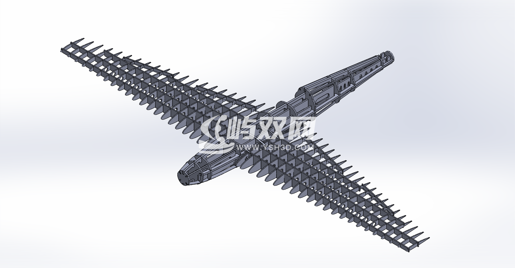 固定翼无人机结构机身