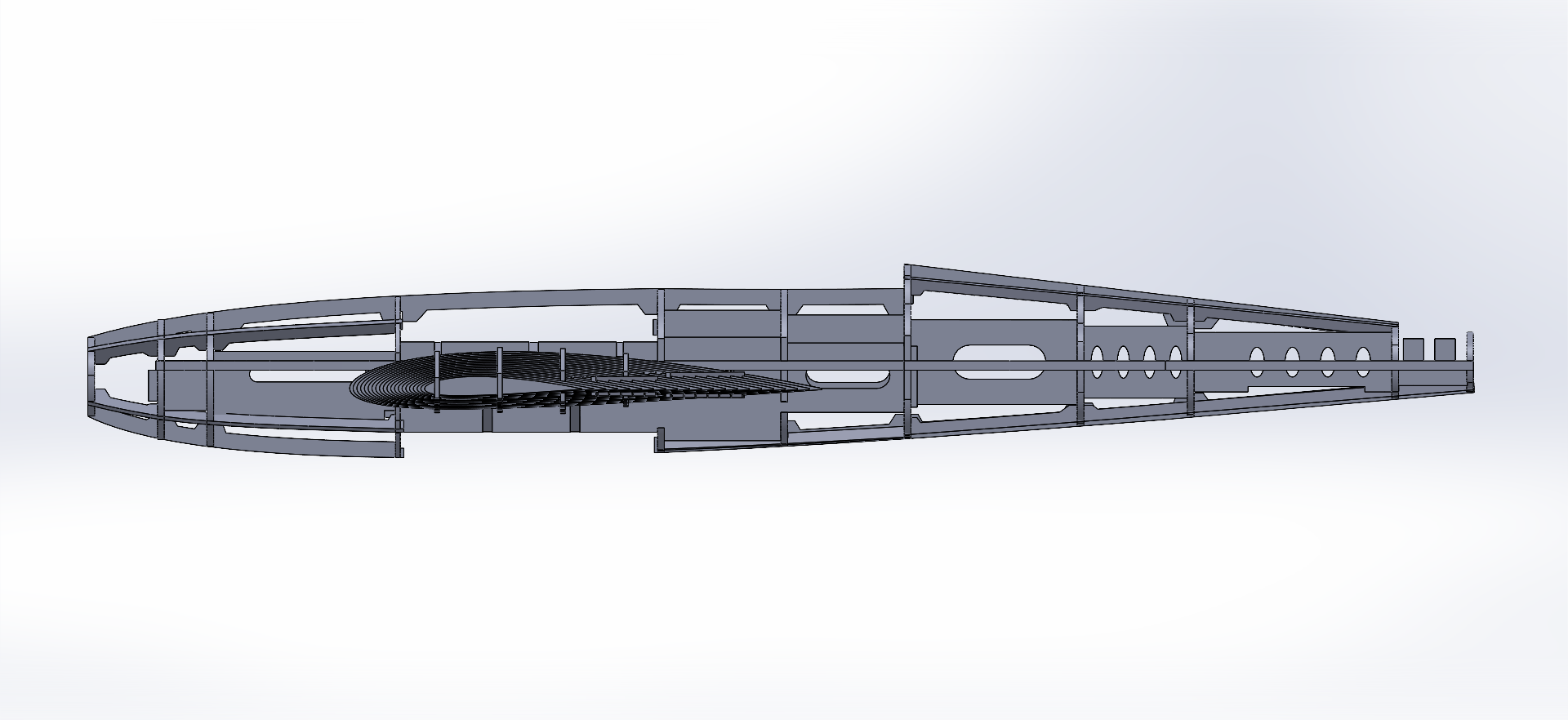 固定翼无人机结构机身