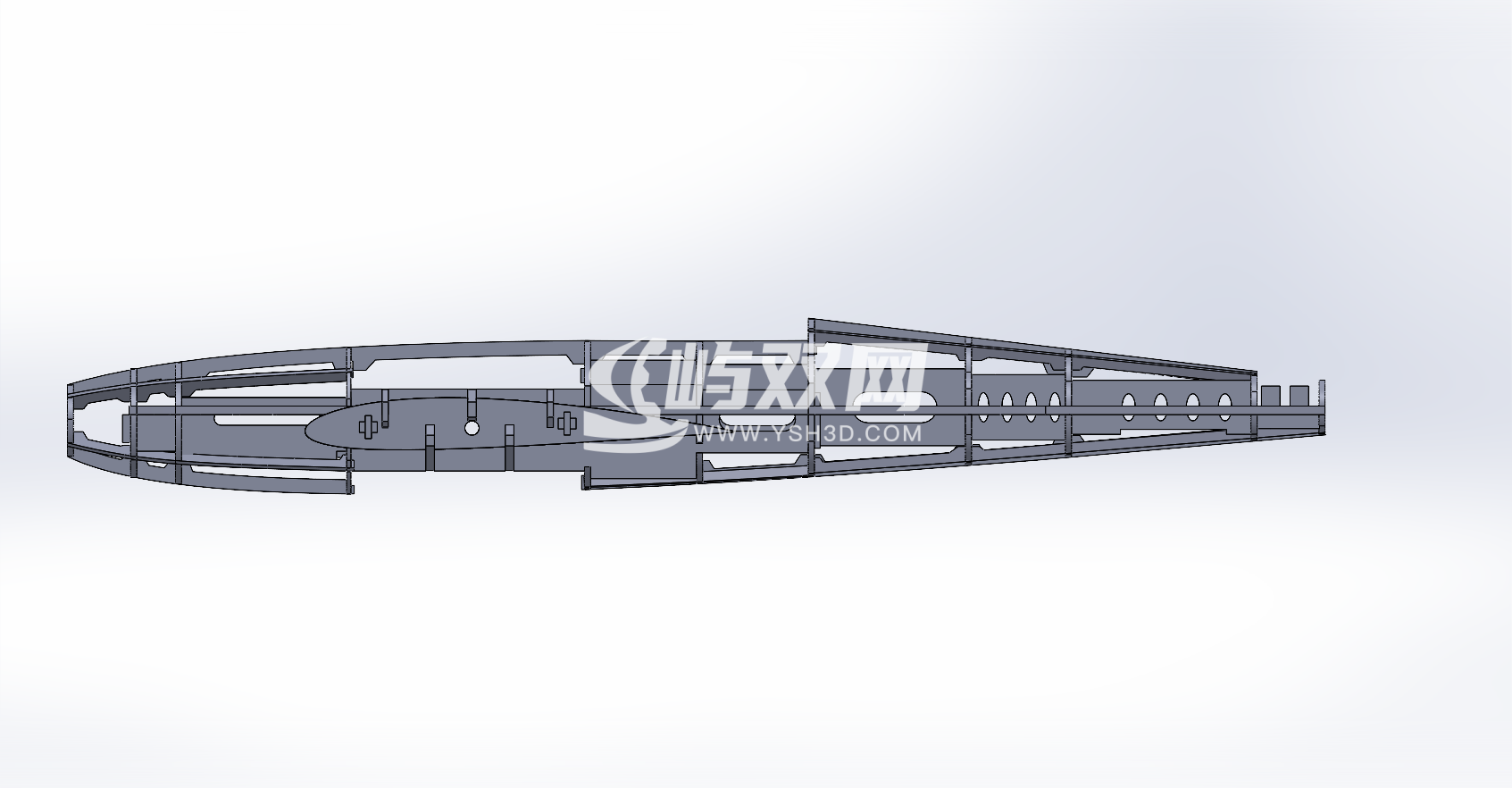 固定翼无人机结构机身