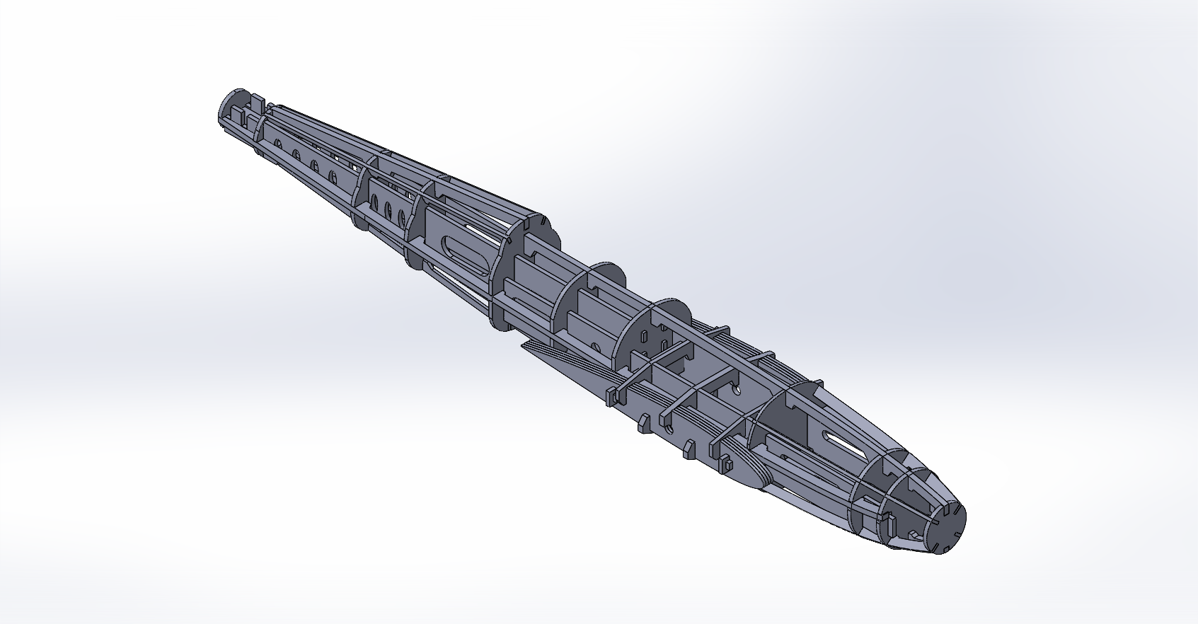 固定翼无人机结构机身