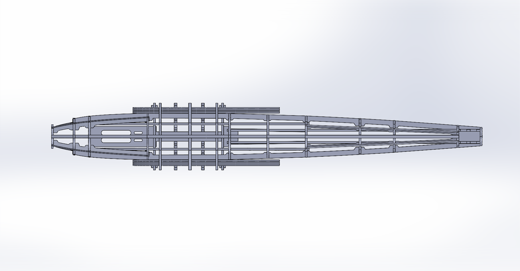 固定翼无人机结构机身