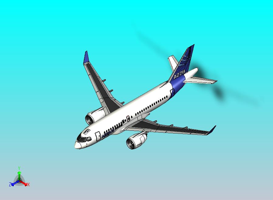 空客A220飞机