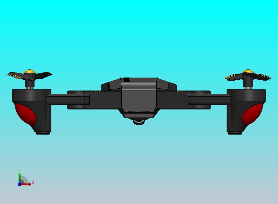 在固体工作中设计的无人机