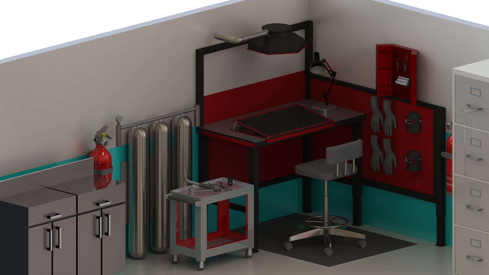 人体工程学焊接站