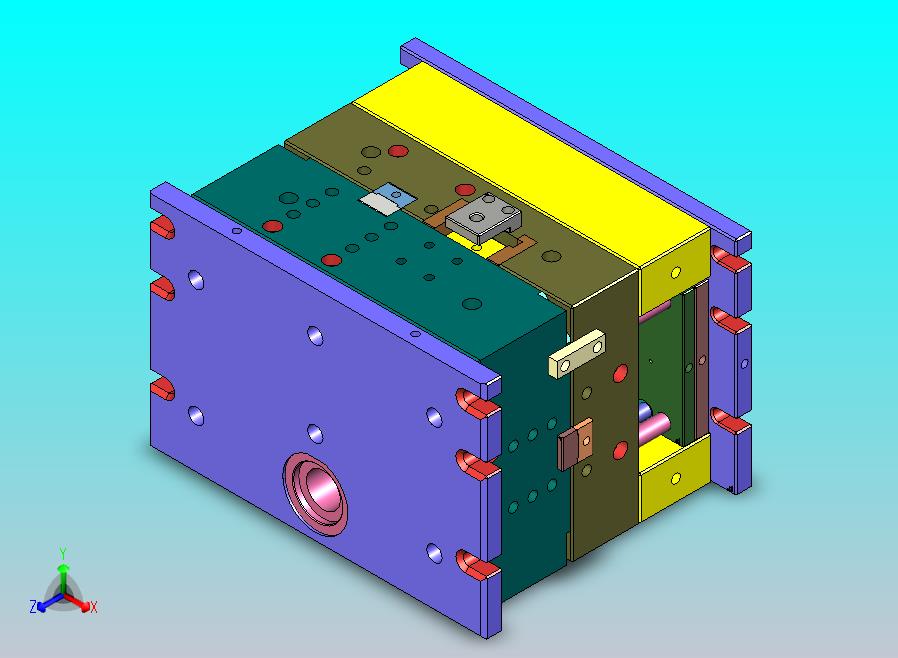 电器结构件压铸模具采用精密型腔设计