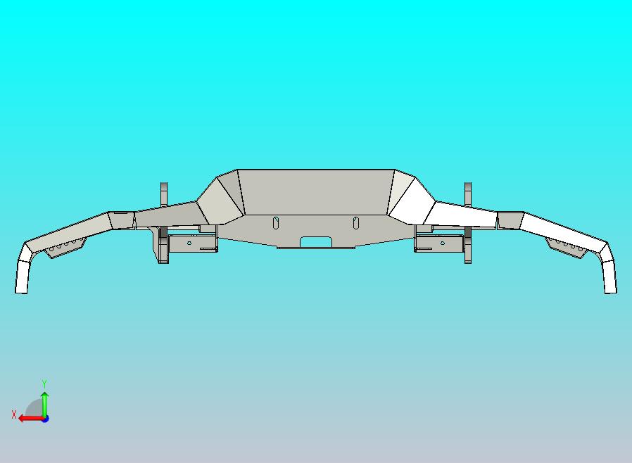 前保险杠金属板