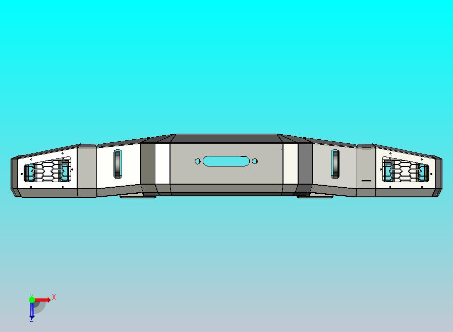 前保险杠金属板