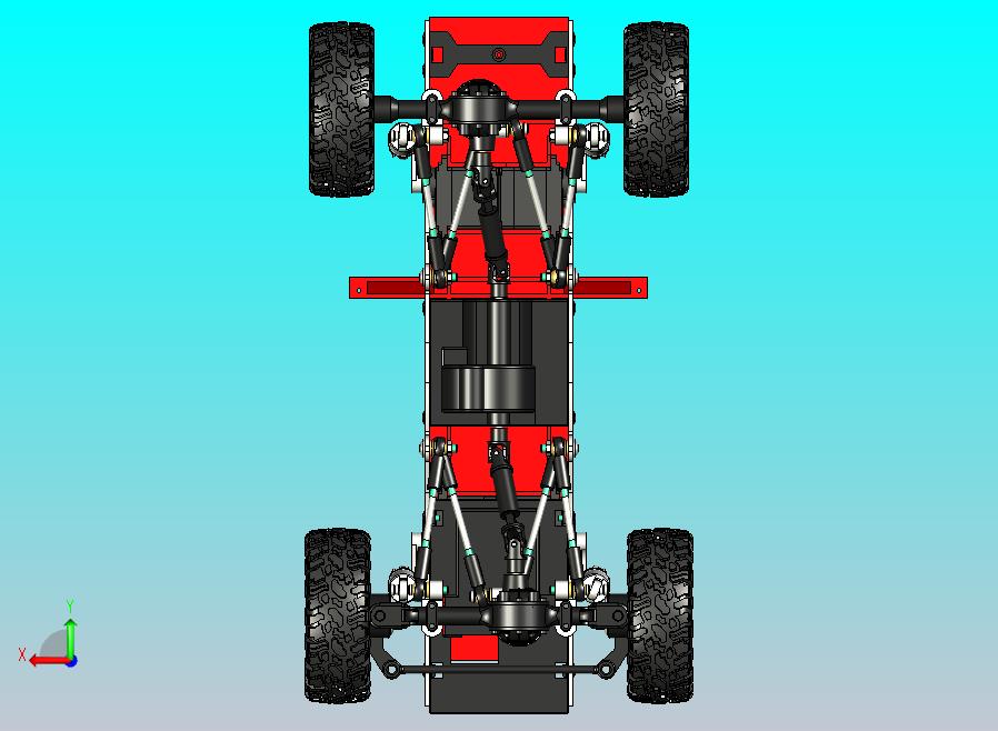 1比16自动调平悬架越野遥控车