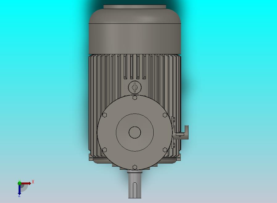 YB3-200L2-6防爆电动机模型