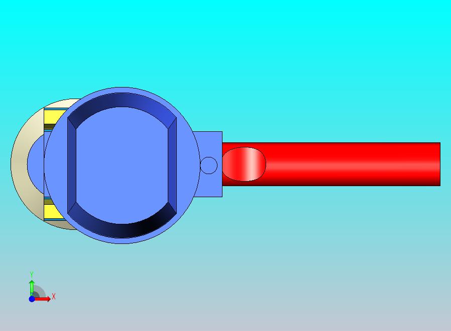 粉末喷枪三维模型设计