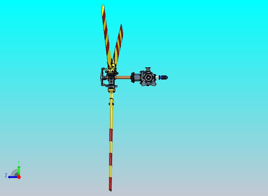 救援轻型直升机SA 315 B螺旋桨