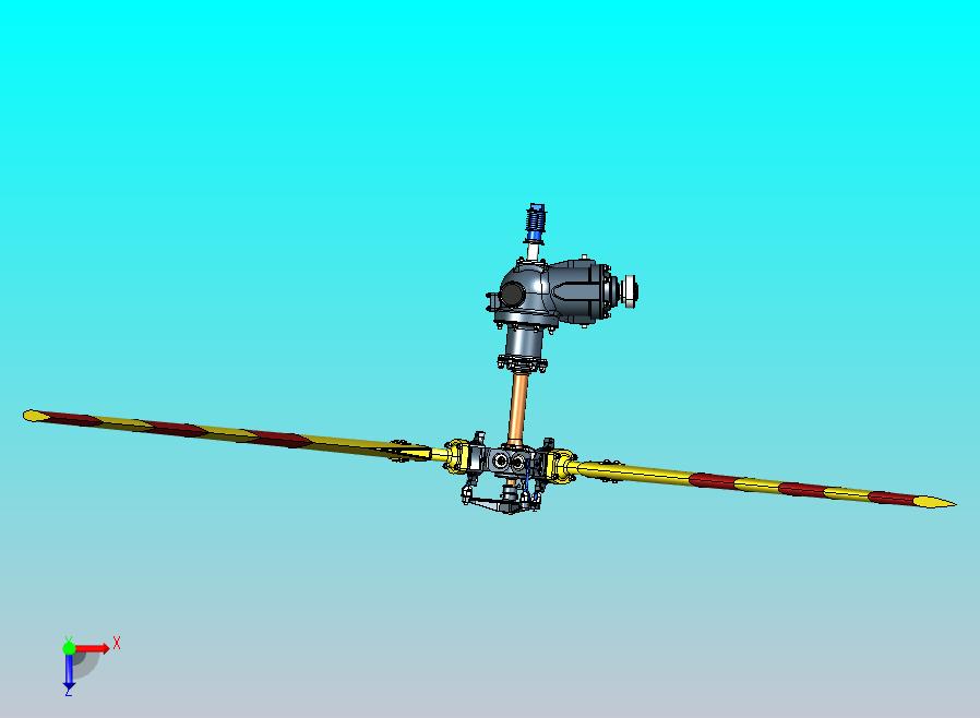 救援轻型直升机SA 315 B螺旋桨