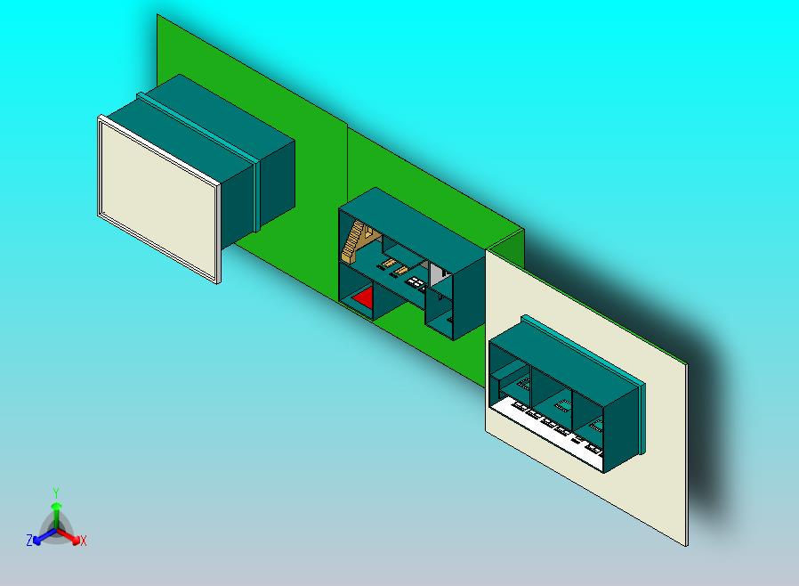 农村平房模型图