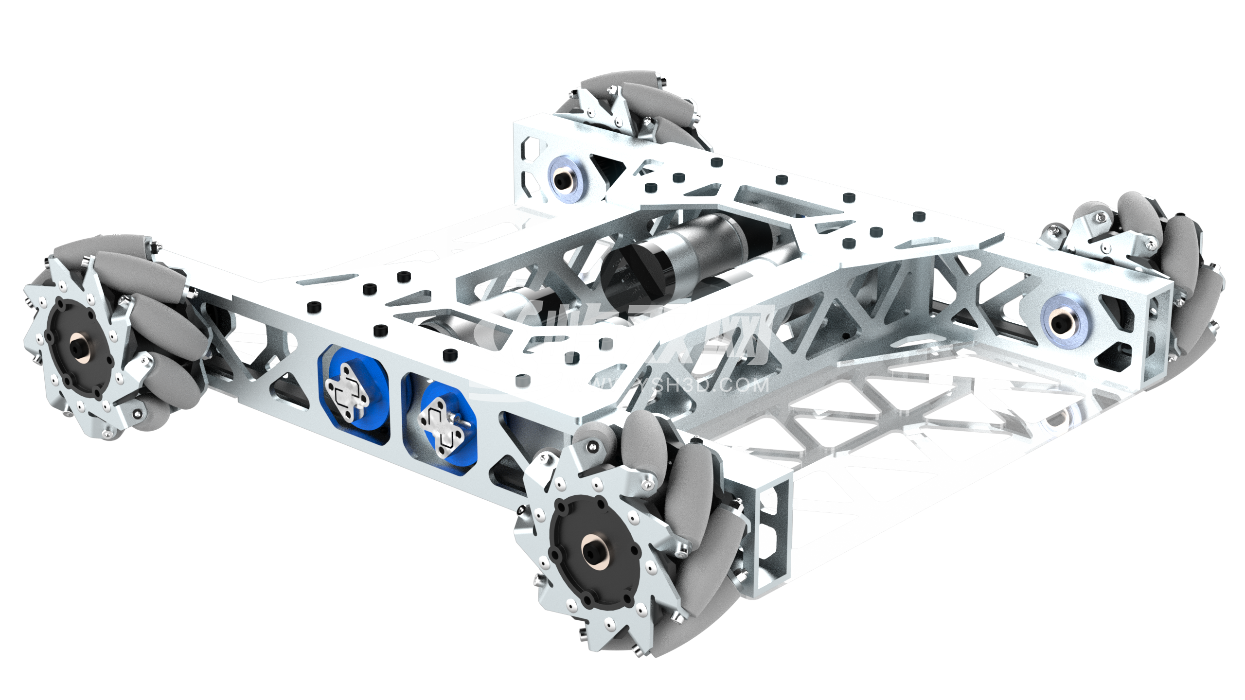 四轮麦克纳姆轮小车底盘