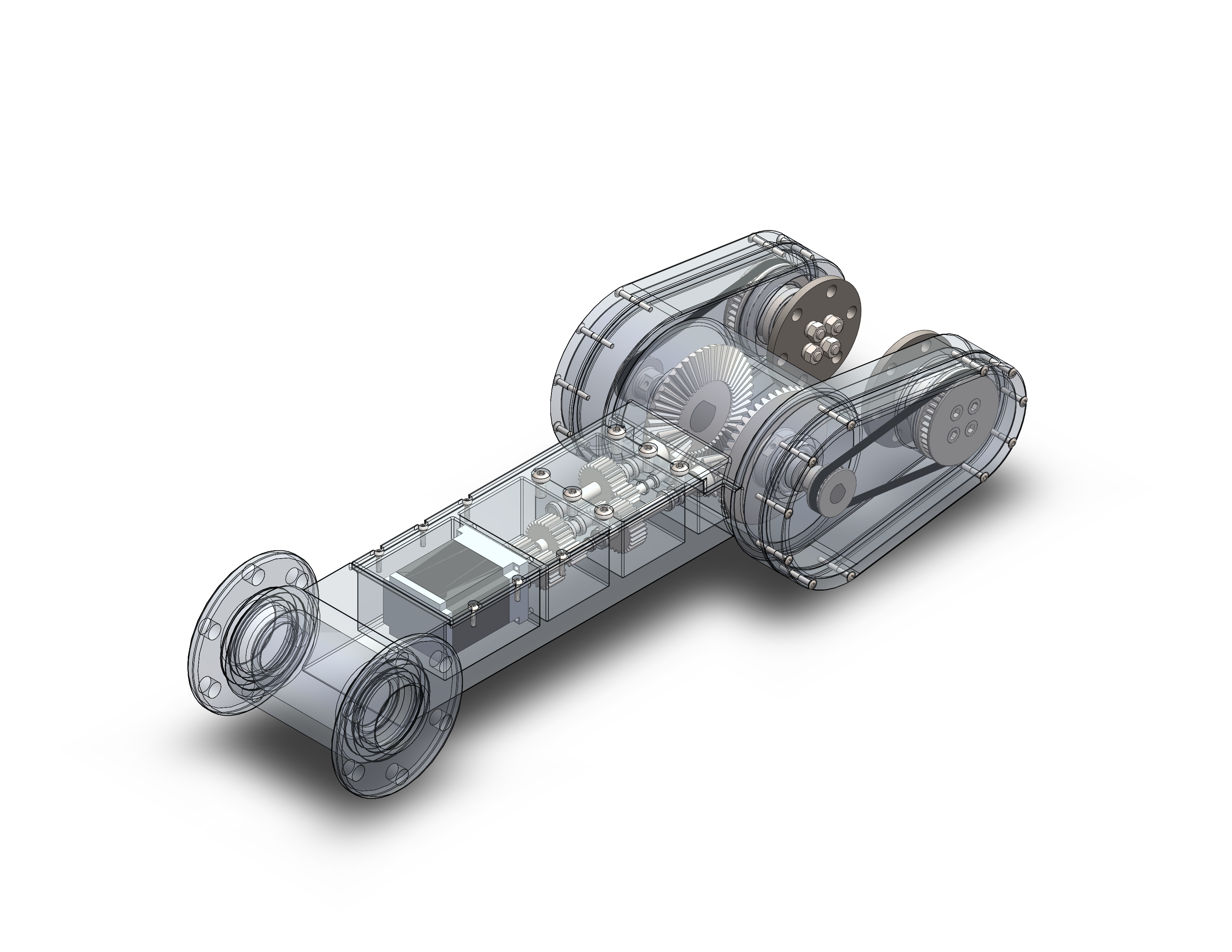 四自由度机械臂全方位行走