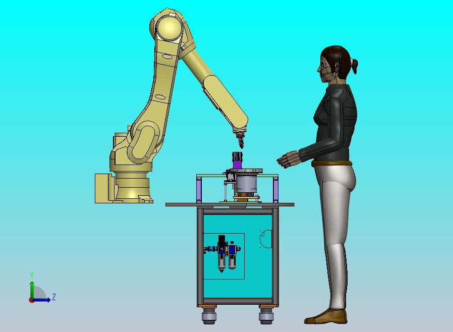 六轴机器人PCB自动插件机
