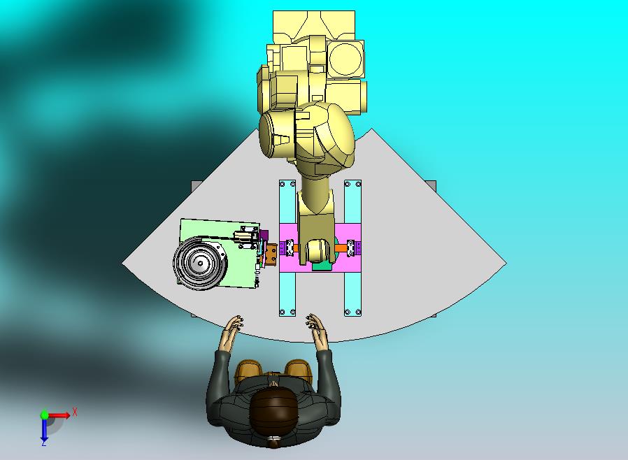 六轴机器人PCB自动插件机