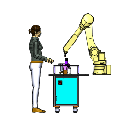 六轴机器人PCB自动插件机