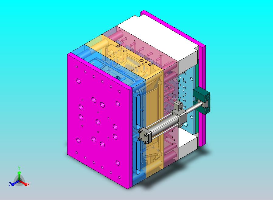 柜子主体模具设计